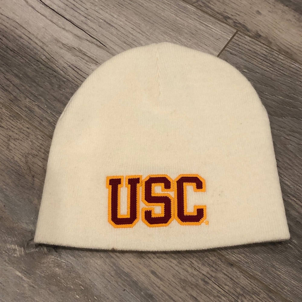 USC Trojan Beanie in White | UNISEX / All genders!